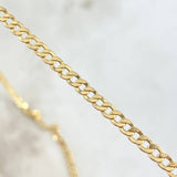 Cadena Cubana 6.35gr / 60cm / 3.3mm Oro Amarillo +0 ©