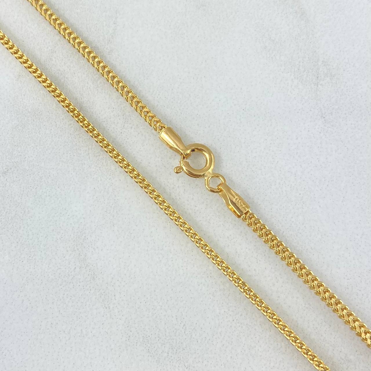 Cadena Franco 3.7gr / 50cm / 1.5mm Oro Amarillo +4 ©