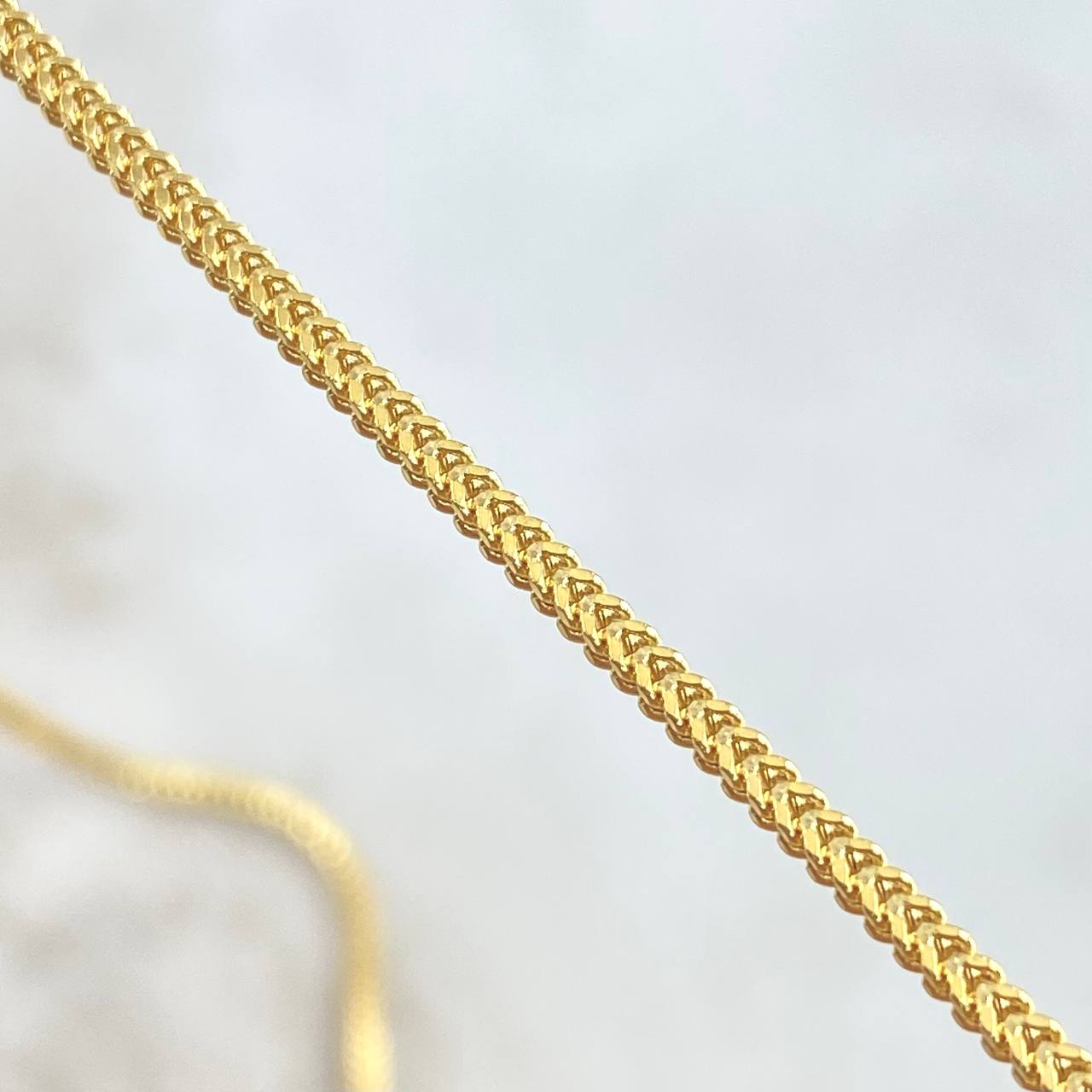 Cadena Franco 3.7gr / 50cm / 1.5mm Oro Amarillo +4 ©