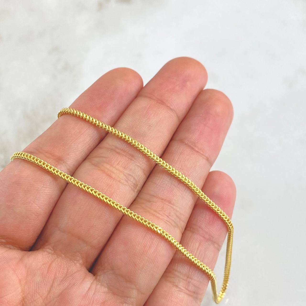 Cadena Franco 3.7gr / 50cm / 1.5mm Oro Amarillo +4 ©