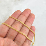 Cadena Franco 3.7gr / 50cm / 1.5mm Oro Amarillo +4 ©