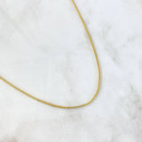 Cadena Franco 3.7gr / 50cm / 1.5mm Oro Amarillo +4 ©