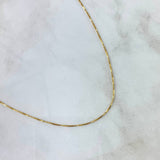 Cadena Veneciana 2.05gr / 45cm / 1mm Oro Amarillo +3 ©