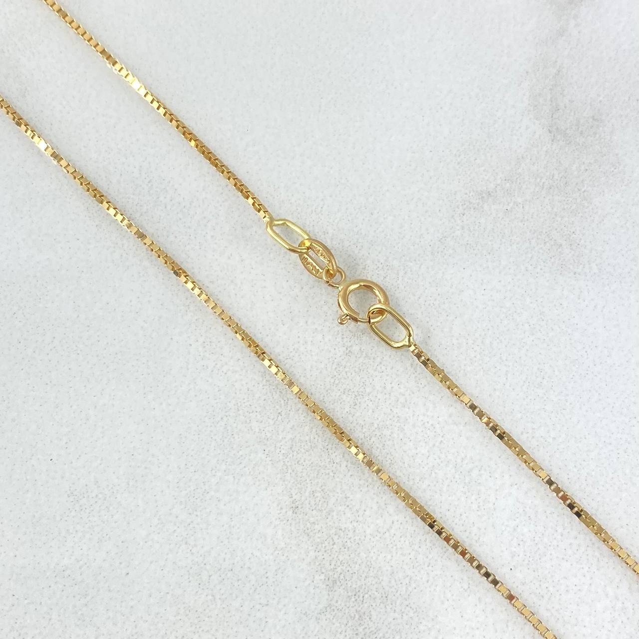 Cadena Veneciana 2.05gr / 45cm / 1mm Oro Amarillo +3 ©