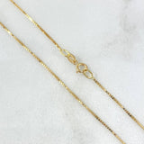 Cadena Veneciana 2.05gr / 45cm / 1mm Oro Amarillo +3 ©