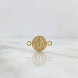 Herraje San Benito 0.5gr / 1cm / Troquelado Oro Amarillo