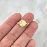 Herraje San Benito 0.5gr / 1cm / Troquelado Oro Amarillo