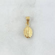 Dije Virgen De Guadalupe 0.3gr / 1.5cm / Ovalo Troquelado Oro Amarillo 18K