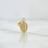 Dije Virgen De Guadalupe 0.3gr / 1.5cm / Ovalo Troquelado Oro Amarillo 18K
