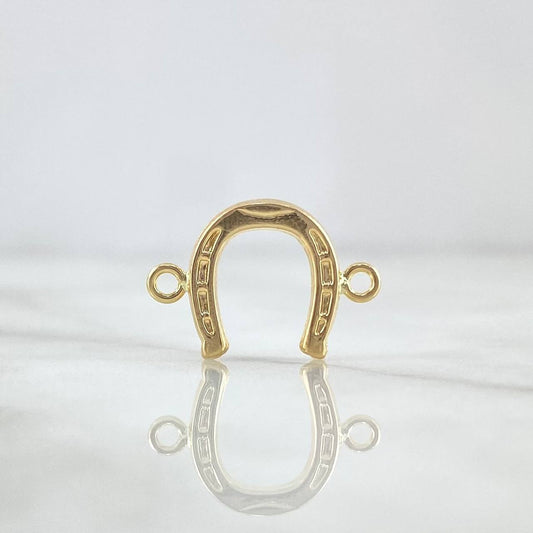 Herraje Herradura 0.65gr / 1.9cm / Troquelado Oro Amarillo