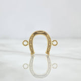 Herraje Herradura 0.65gr / 1.9cm / Troquelado Oro Amarillo