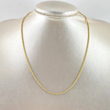 Cadena Lazo 2.7gr / 40cm / 2mm Oro Amarillo +3 18K