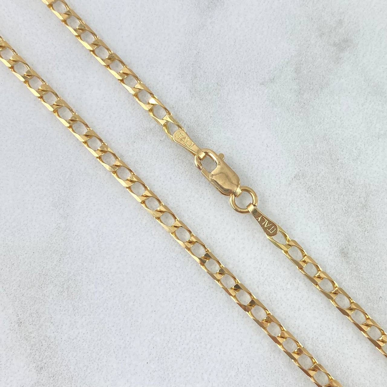 Cadena Panzer 8.35gr / 60cm / 2.3mm Oro Amarillo +1