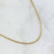 Cadena Panzer 8.35gr / 60cm / 2.3mm Oro Amarillo +1