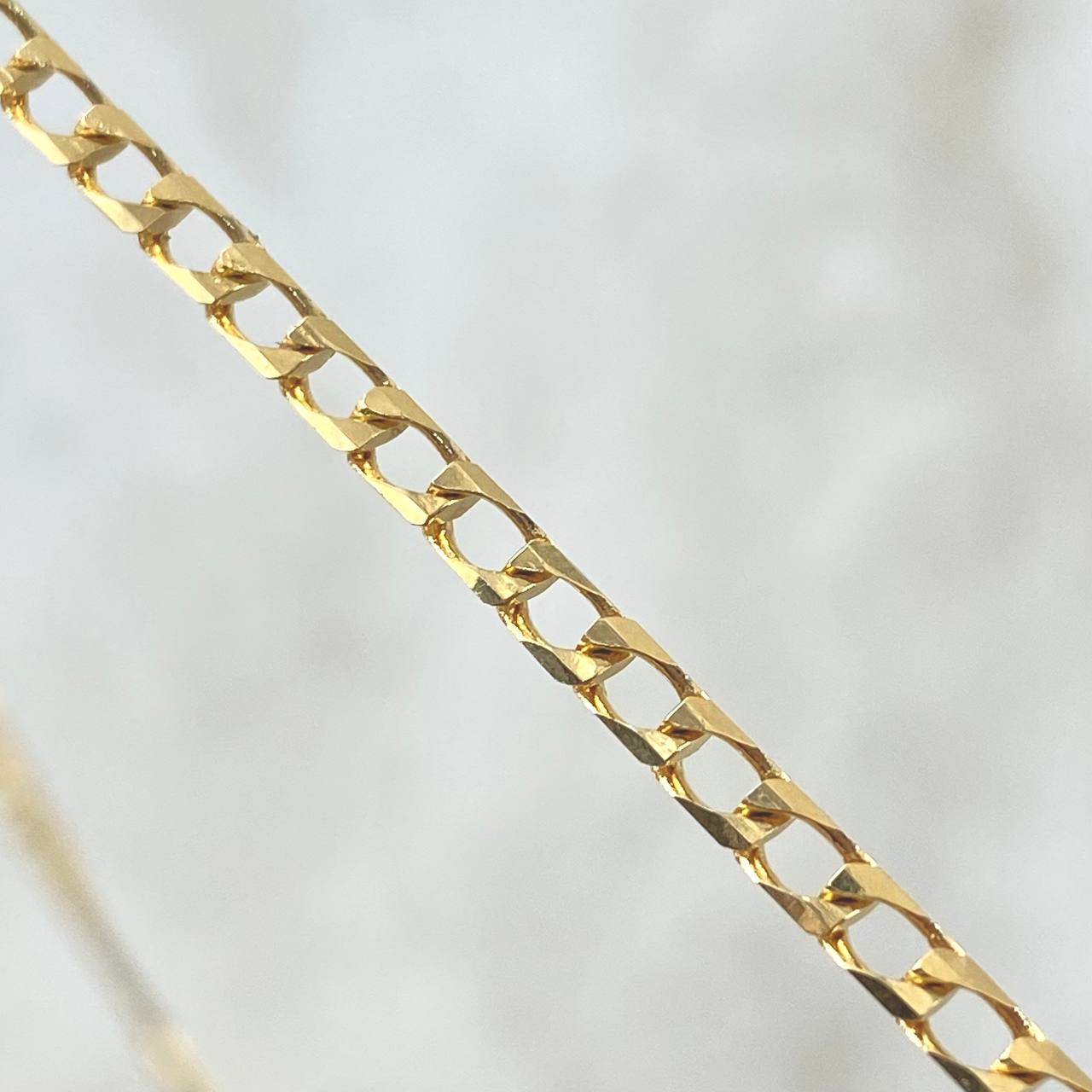 Cadena Panzer 13.7gr / 60cm / 3.3mm Oro Amarillo +1 18K ©