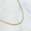 Cadena Cubana 3gr / 50cm / 2.4mm Oro Amarillo +1