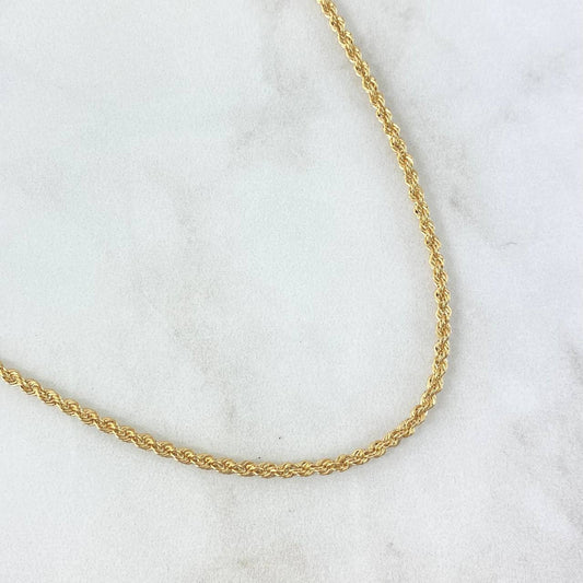 Cadena Lazo 6.7gr / 60cm / 2.5mm Oro Amarillo 18K