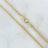 Cadena Lazo 1.7gr / 45cm / 1.6mm Oro Amarillo +3 (Oferta)