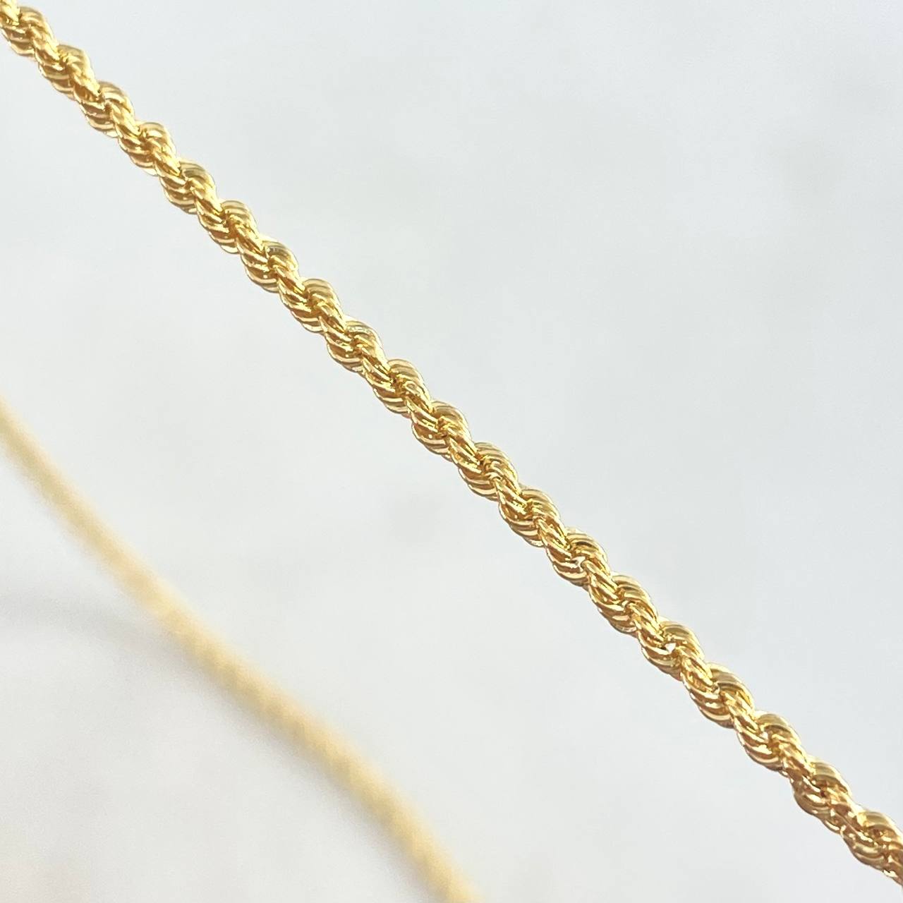 Cadena Lazo 1.75gr / 50cm / 1.5mm Oro Amarillo +3