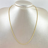 Cadena Lazo 1.65gr / 50cm / 1.7mm Oro Amarillo +3 18K