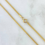 Cadena Franco 3.8gr / 50cm / 1.5mm Oro Amarillo +4
