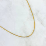 Cadena Franco 3.8gr / 50cm / 1.5mm Oro Amarillo +4