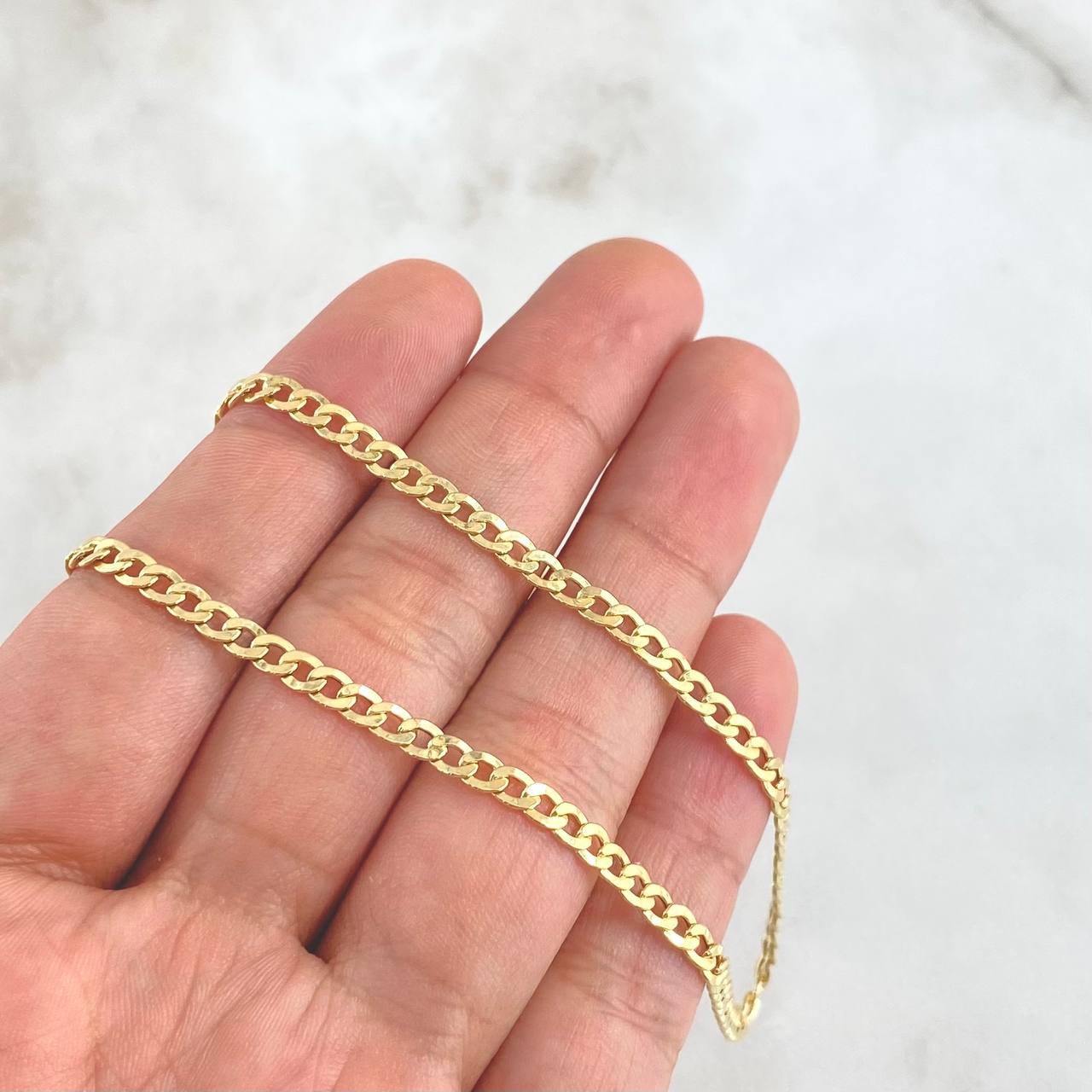Cadena Cubana 13.15gr / 60cm / 5.2mm Oro Amarillo +0 18K