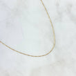 Cadena Veneciana 2.05gr / 50cm / 1mm Graduable Corazón Oro Amarillo +3