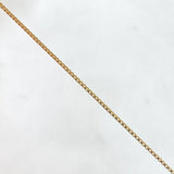 Cadena Veneciana 2.05gr / 50cm / 1mm Graduable Corazón Oro Amarillo +3