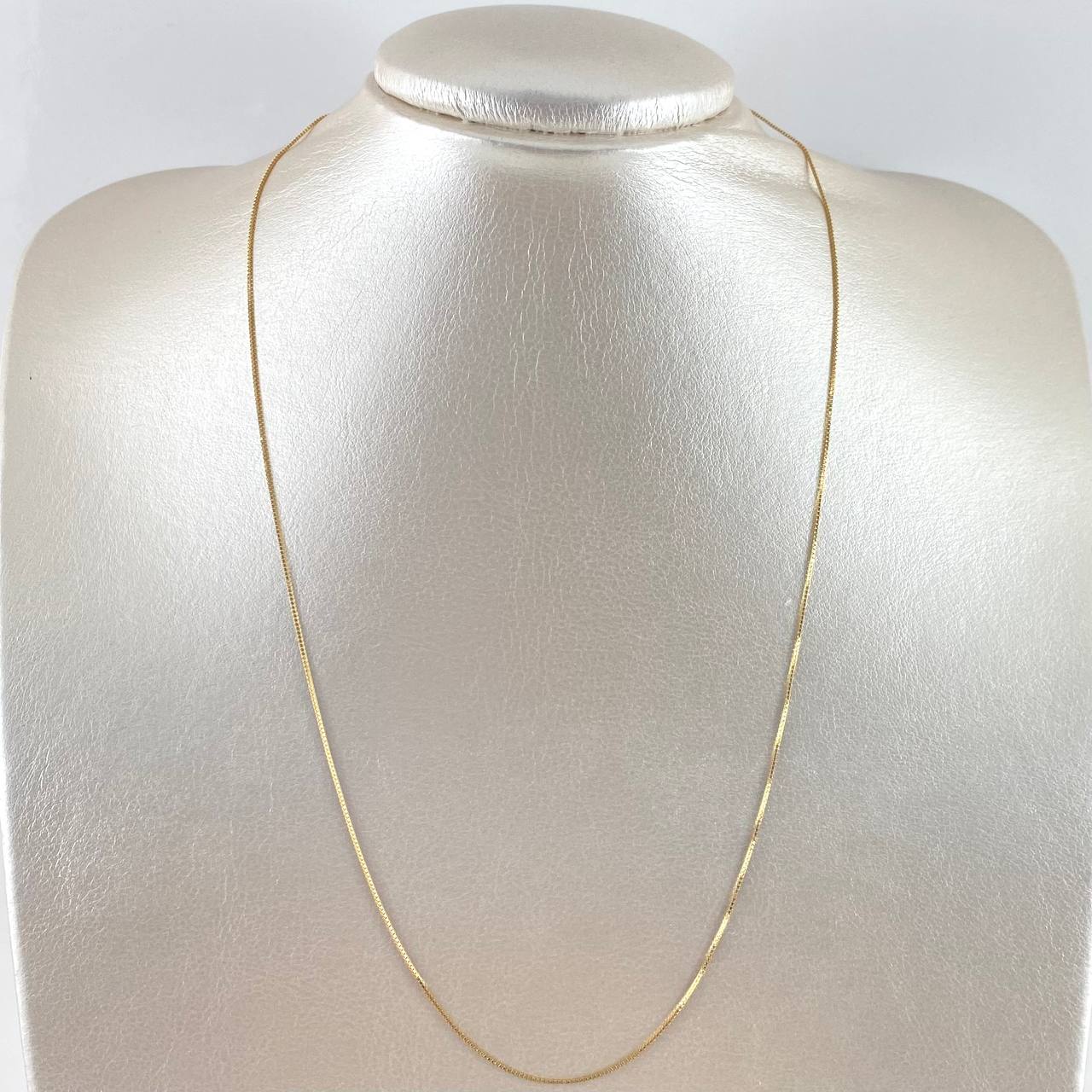 Cadena Veneciana 2.05gr / 50cm / 1mm Graduable Corazón Oro Amarillo +3