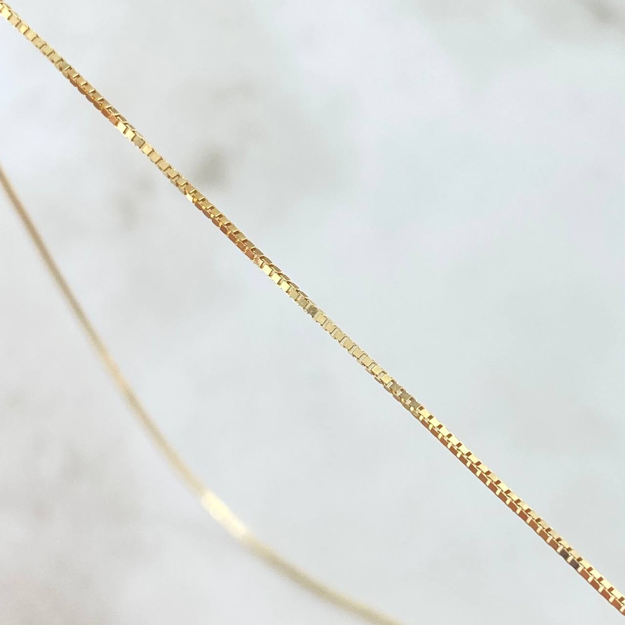 Cadena Veneciana 1.35gr / 45cm / 0.7mm Oro Amarillo +3 ©
