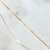 Cadena Veneciana 1.35gr / 45cm / 0.7mm Oro Amarillo +3 ©