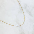 Cadena Veneciana 1.35gr / 45cm / 0.7mm Oro Amarillo +3