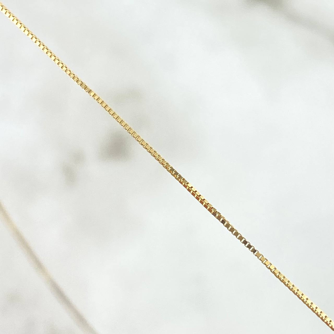 Cadena Veneciana 1.2gr / 45cm / 0.6mm Oro Amarillo +3