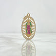 Dije Virgen Guadalupe 4.5gr / 3.5cm / Circones Blancos - Verdes - Fucsias Oro Amarillo