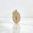 Dije Virgen Guadalupe 2.5gr / 2.5cm / Circones Blancos - Verdes - Fucsias Oro Amarillo