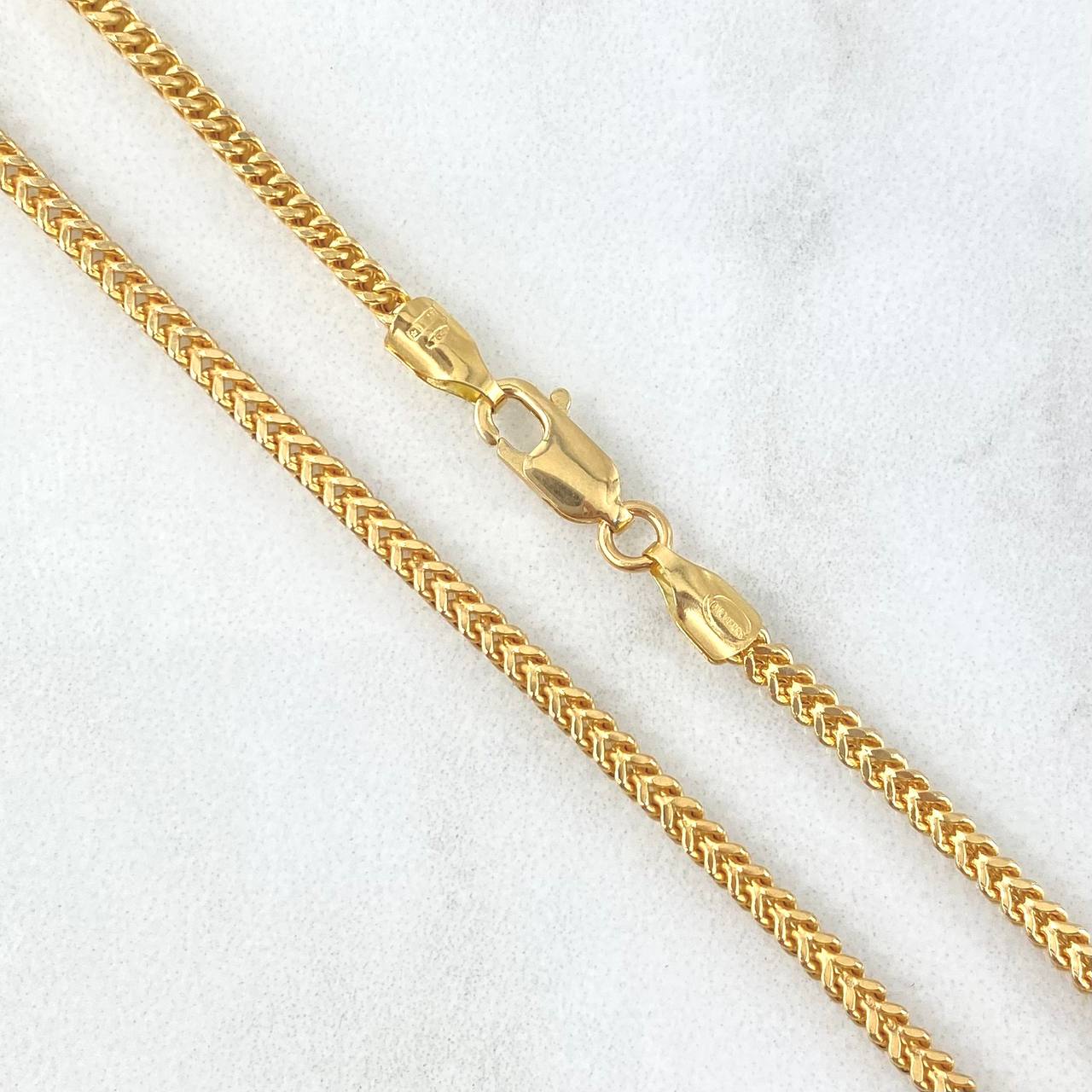 Cadena Franco 8.7gr / 60cm / Oro Amarillo +3 18K *