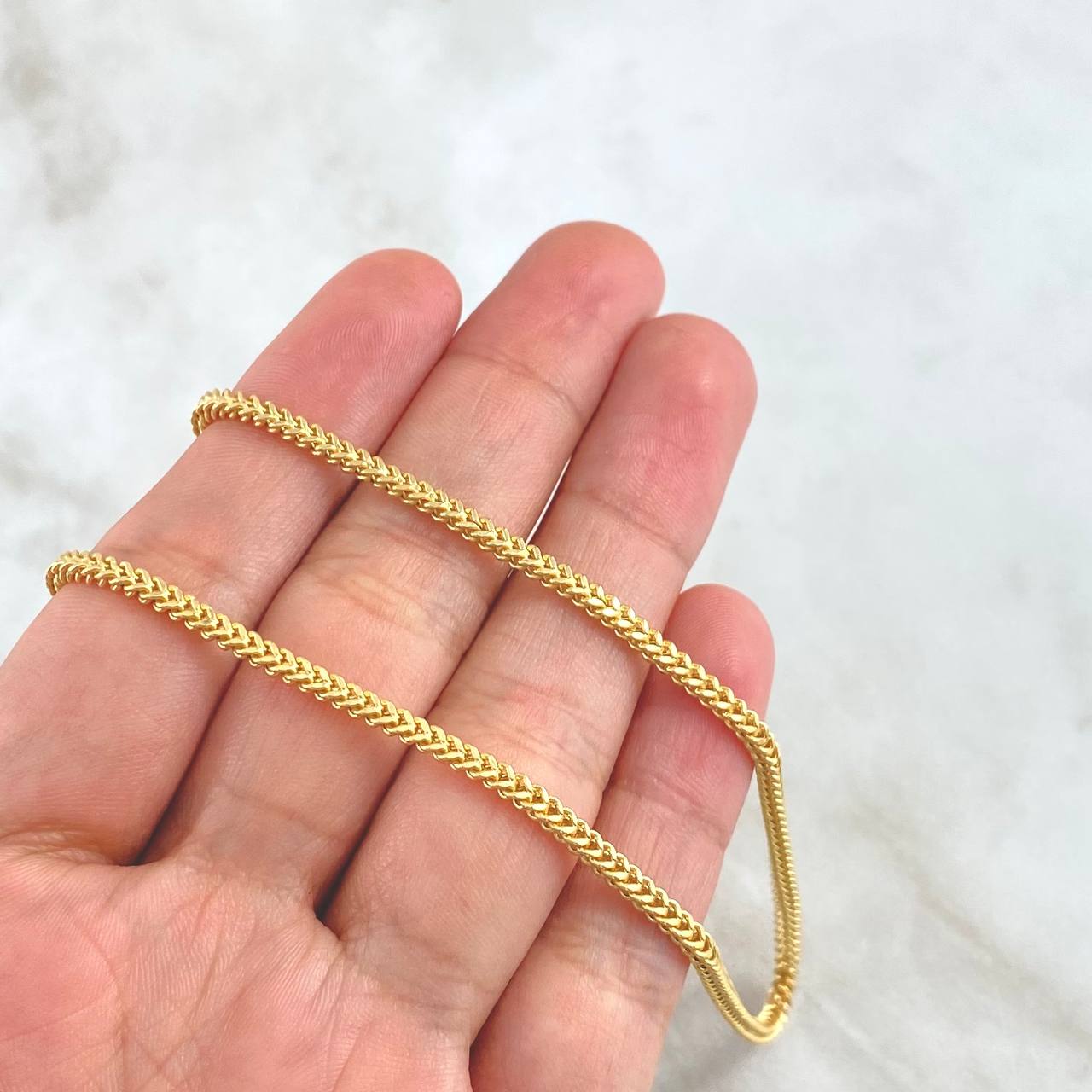 Cadena Franco 8.7gr / 60cm / Oro Amarillo +3 18K *