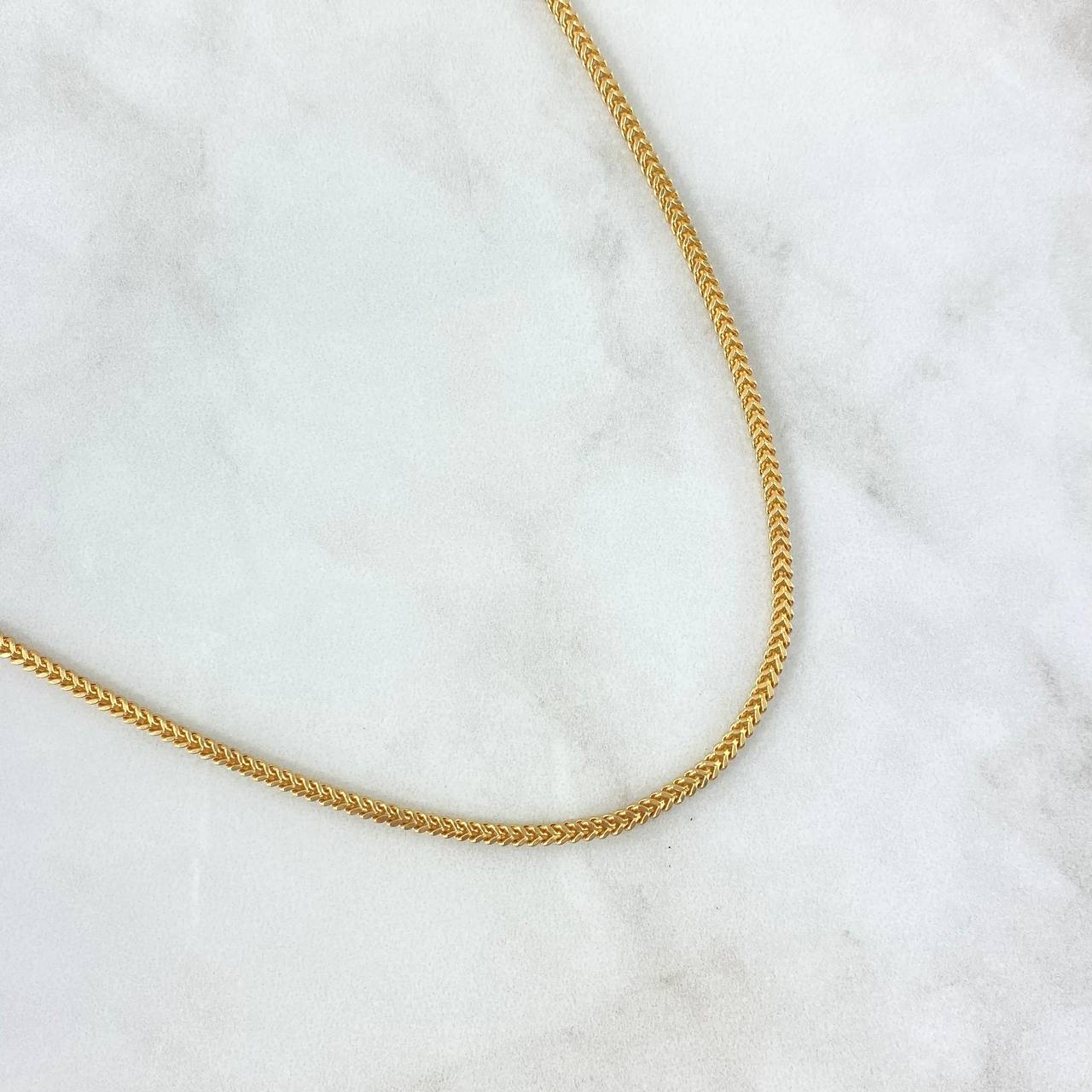 Cadena Franco 8.7gr / 60cm / Oro Amarillo +3 18K *
