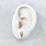 Topos Trio Delfines 0.9gr / 8mm Lisos Tres Oros
