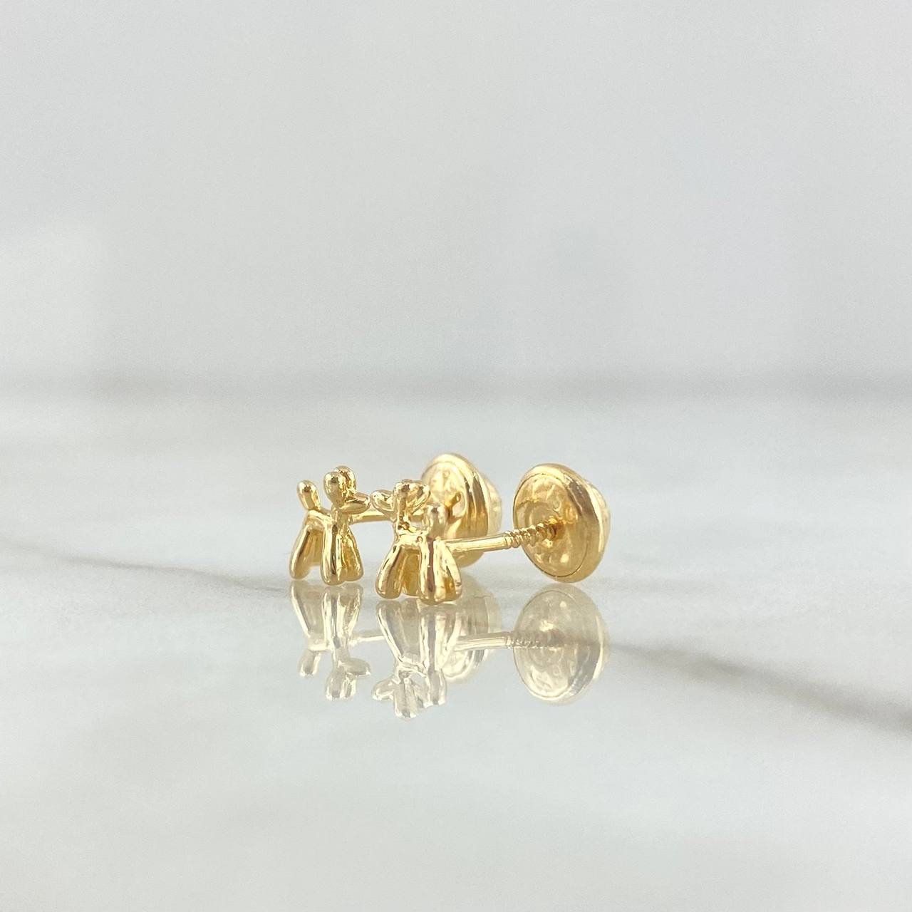 Topos Perro Globo 0.9gr / 5mm Liso Oro Amarillo