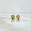 Topos Cuatro Garras 0.4gr / 2mm Circon Negro Oro Amarillo