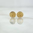 Topos Cuatro Garras 0.4gr / 1.8mm Circon Blanco Oro Amarillo