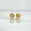 Topos Seis Garrass 0.55gr / 3.2mm Circon Blanco Oro Amarillo