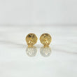 Topos Estrella 0,4gr / 4mm Diamantadas Oro Amarillo 18K