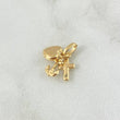 Dije Tres Gracias 0.55gr / 1.5cm / "Cruz- Corazón-Ancla" Oro Amarillo 18K ©