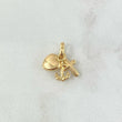 Dije Tres Gracias 0.55gr / 1.5cm / (Cruz-Corazón-Ancla) Oro Amarillo 18K *