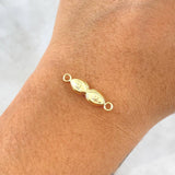 Herraje Ojos De Santa Lucia 0.6gr / 2.3cm / Oro Amarillo 18K ©