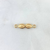Herraje Ojos De Santa Lucia 0.4gr / 2cm / Troquelado Mate Oro Amarillo