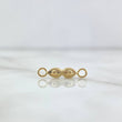 Herraje Ojos De Santa Lucia 0.25gr / 1.6cm / Troquelado  Oro Amarillo